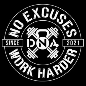 DNA FITNESS - WORK HARDER - PULLOVER HOODIE - BLACK - $SJQCPK$ Design