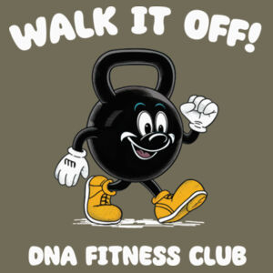 DNA FITNESS - WALK IT OFF! - WOMEN'S FITTED TANK TOP - MILITARY GREEN - $HD64TR$ Design