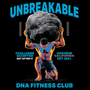 UNBREAKABLE - PULLOVER HOODIE - BLACK - 3KV45Y Design