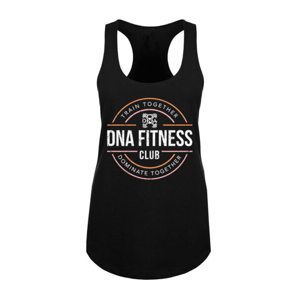DOMINATE TOGETHER - WOMEN'S FITTED TANK TOP - BLACK - $7E4ZMW$ Thumbnail