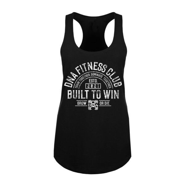 BUILT TO WIN - WOMEN'S FITTED TANK TOP - BLACK - $CRA9T2$ Thumbnail