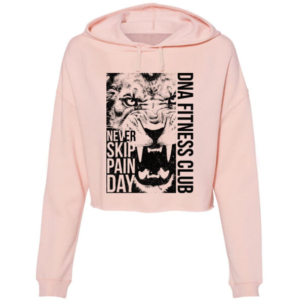 NEVER SKIP PAIN DAY - WOMEN'S CROP HOODIE - $SUNVJB$ Thumbnail